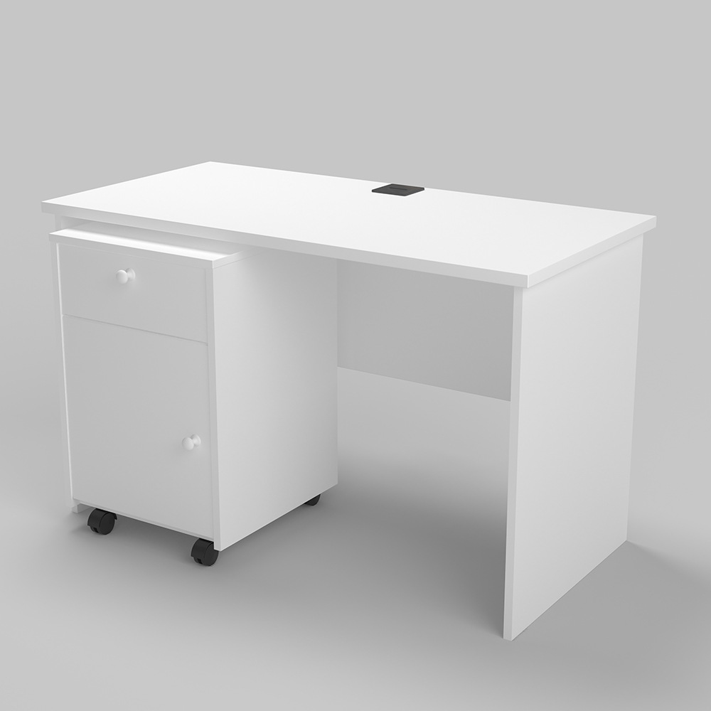 Escritorio con archivador Escritorio de computadora para el hogar Gabinete de escritorio de oficina moderno simple Escritorio de estudio de dormitorio combinado image 5