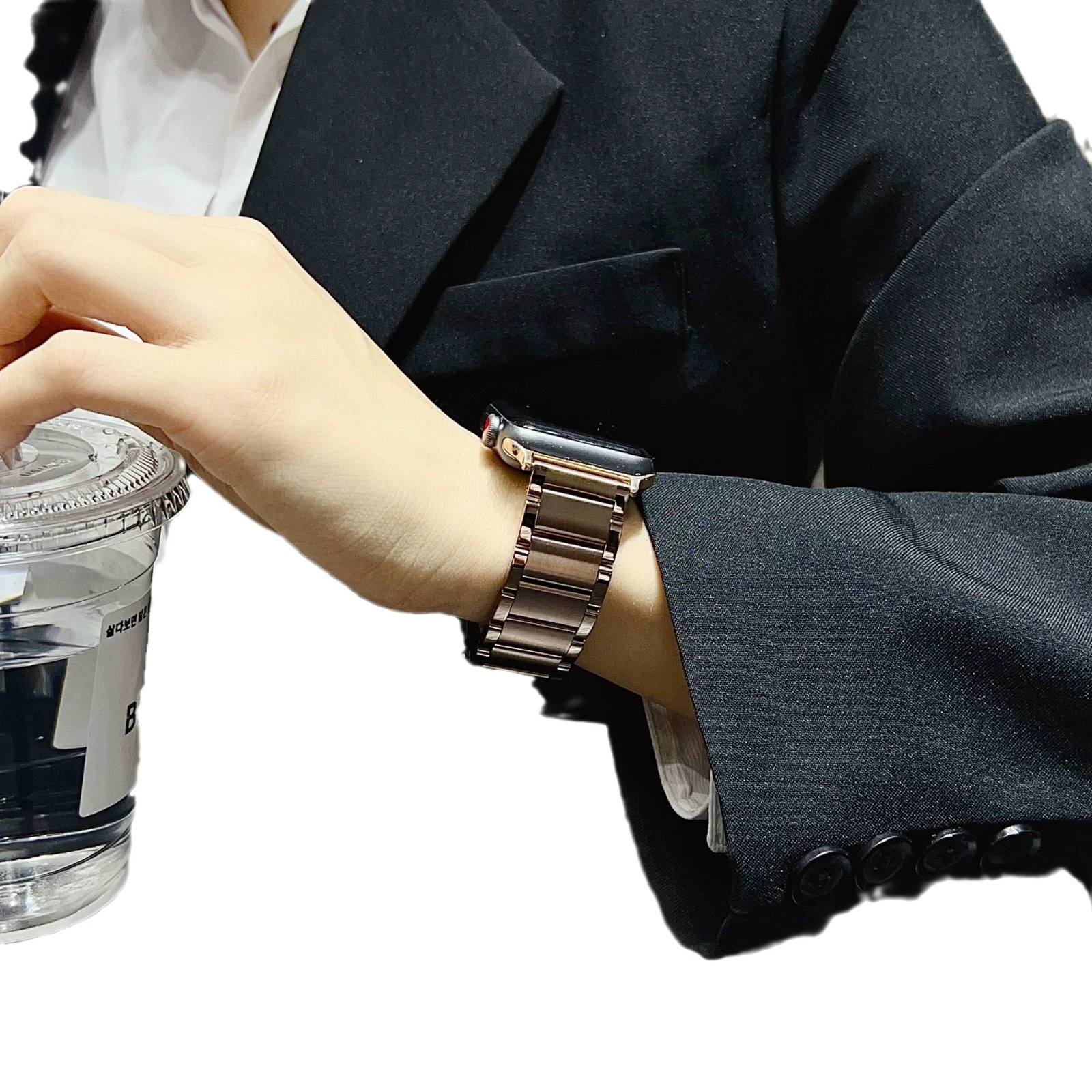 Пояс Xiaoman быстрая разборка ремень подходит для AppleWatchs9s8S7 Apple продвинутый стальной ремень iwatchse летний для мужчин и женщин