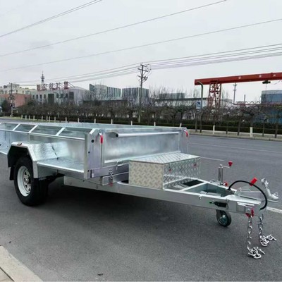 镀锌箱式拖车 平顶厂家直销 小型电动卡车重型