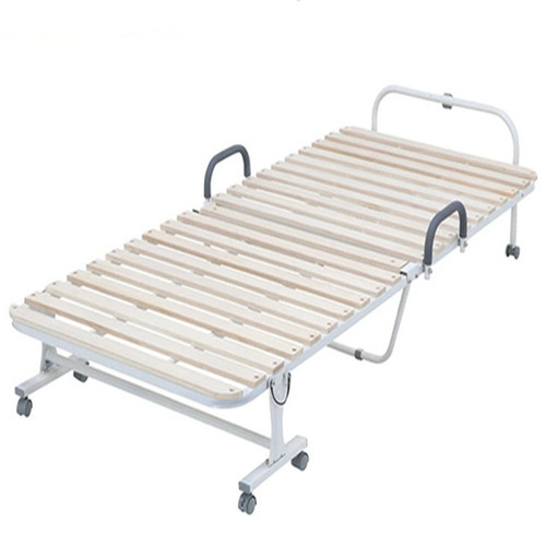 Wholesale export solid wood hard board folding bed office lunch break single bed nap bed hotel extra bed confinement nanny escort