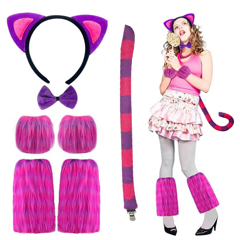 작은 머리띠 5종 세트 (레그 워머 포함)