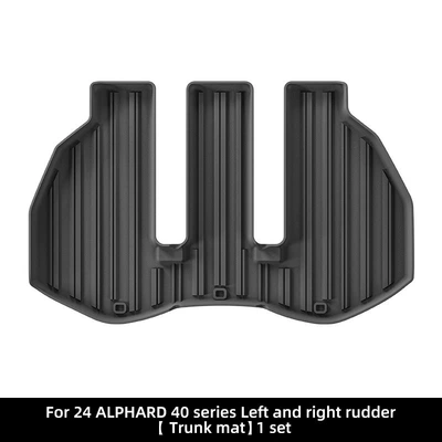Floor Mats Waterproof Tpe Floor | Modelə uyğun ayaqaltı - 24-models-of-alphard-40-series-left-and-right-steering-wheel-trunk-mats-21-upgraded-version