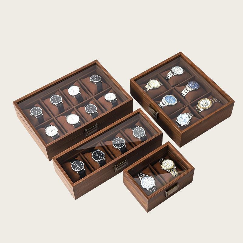 Black Walnut Soft Pillow Watch Storage Box Home Watch Placement Box Watch Collection Box Watch Box Display Box