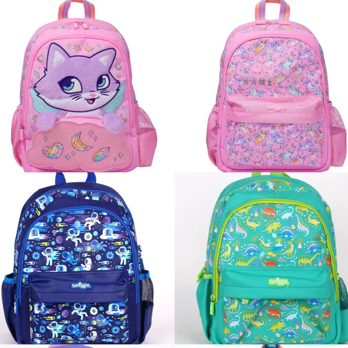 Mochila escolar australiana smiggle escuela primaria mediana hombro reducción de carga mochila ultraligera niños de jardín de infantes linda mochila escolar