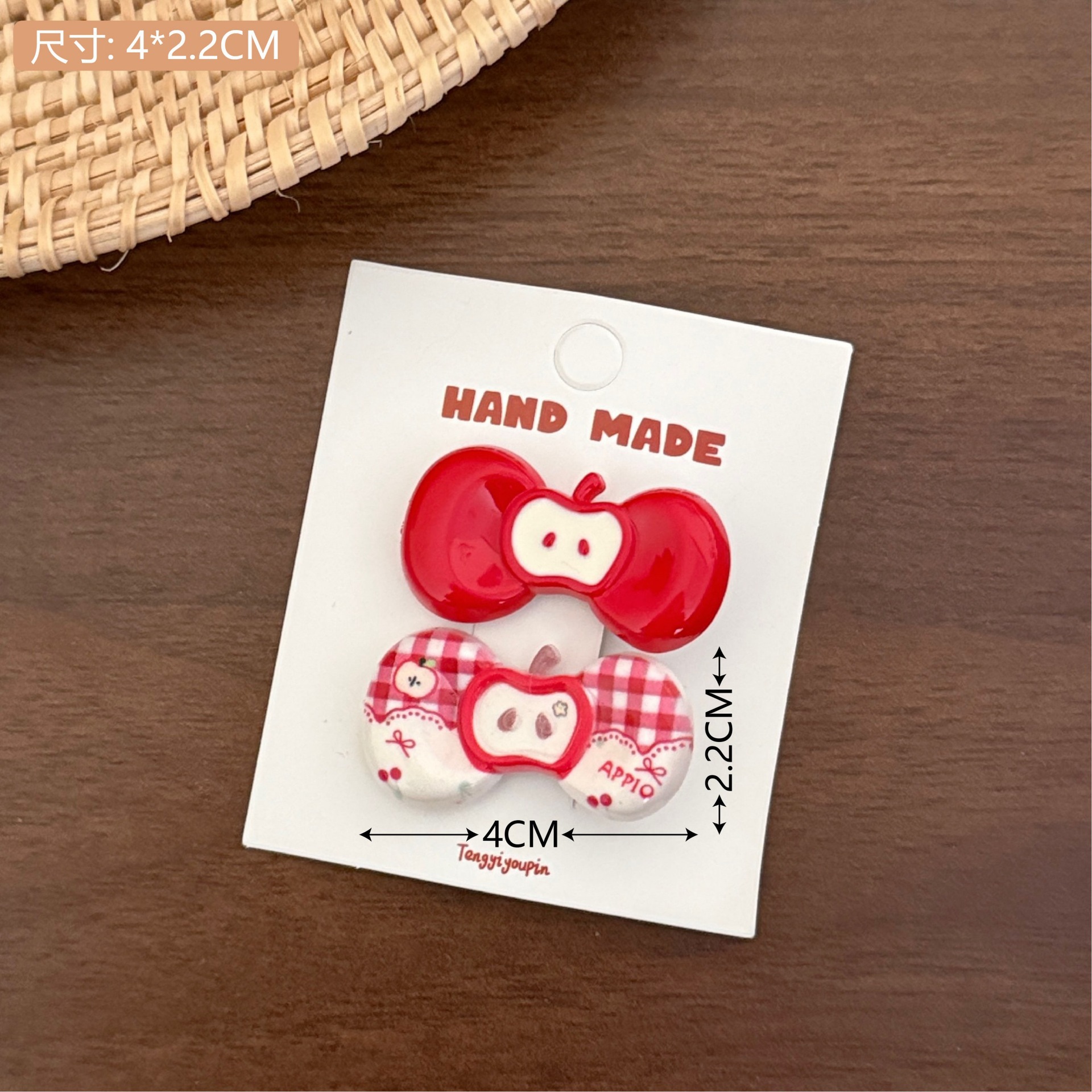 Retro ondulado punto arco clip de cabello boca nicho diseño clips de buía clip de cabello corazón de una niña joyas de cabello