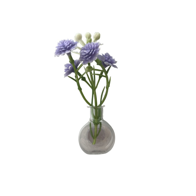 Ins mini-magnetic pequeño frasco de flores pegatinas de refrigerador DIY decoración artística botella de vidrio delicada gato debe recoger botella