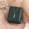 Elite fashionable necklace stainless steel, chain for key bag , European style, simple and elegant design, does not fade, wholesale