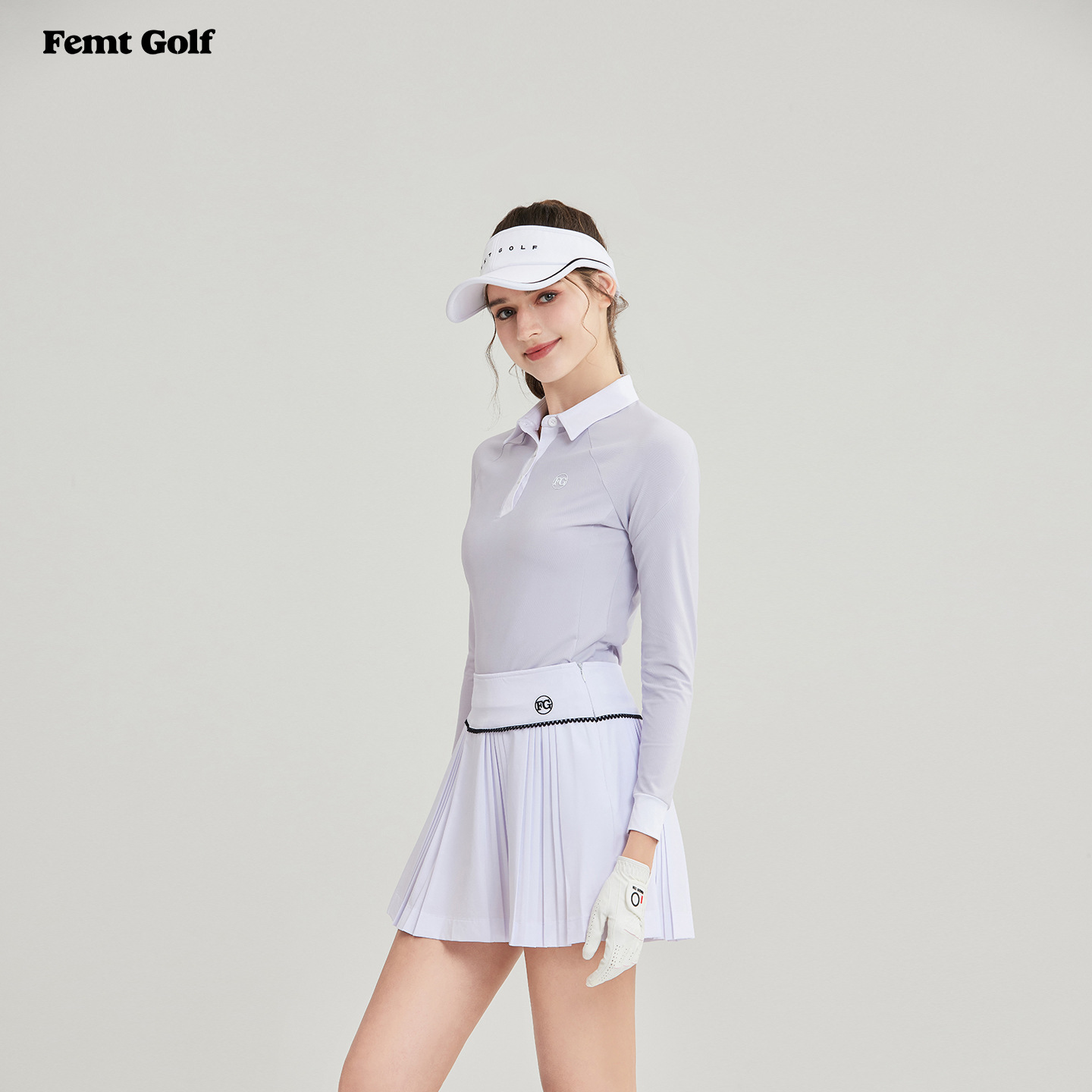 Fashion Versatile Spring and Autumn Student Adult Outdoor Golf Sports Casual Women's Comfortable Breathable Quick-Dry Slim Fit