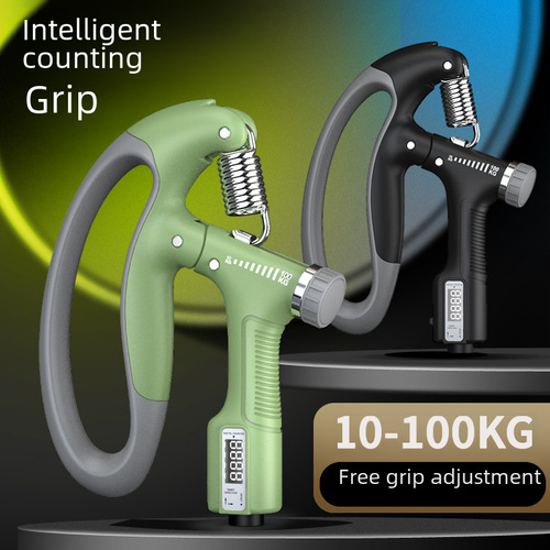 Men's Professional Hand Grip Trainer with Adjustable Electronic Scale, Factory Sales, for Arm Muscle Training, 10-100KG