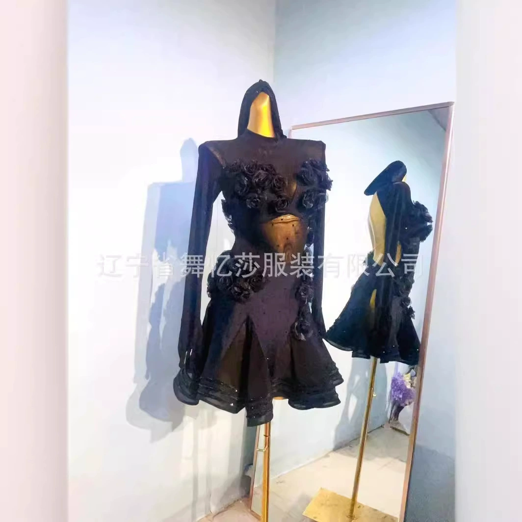 Новые европейские и американские костюмы для латиноамериканских танцев 2025 года, костюмы для экзаменов по танцам, летние костюмы для выступлений, профессиональная одежда для групповых соревнований и тренировок