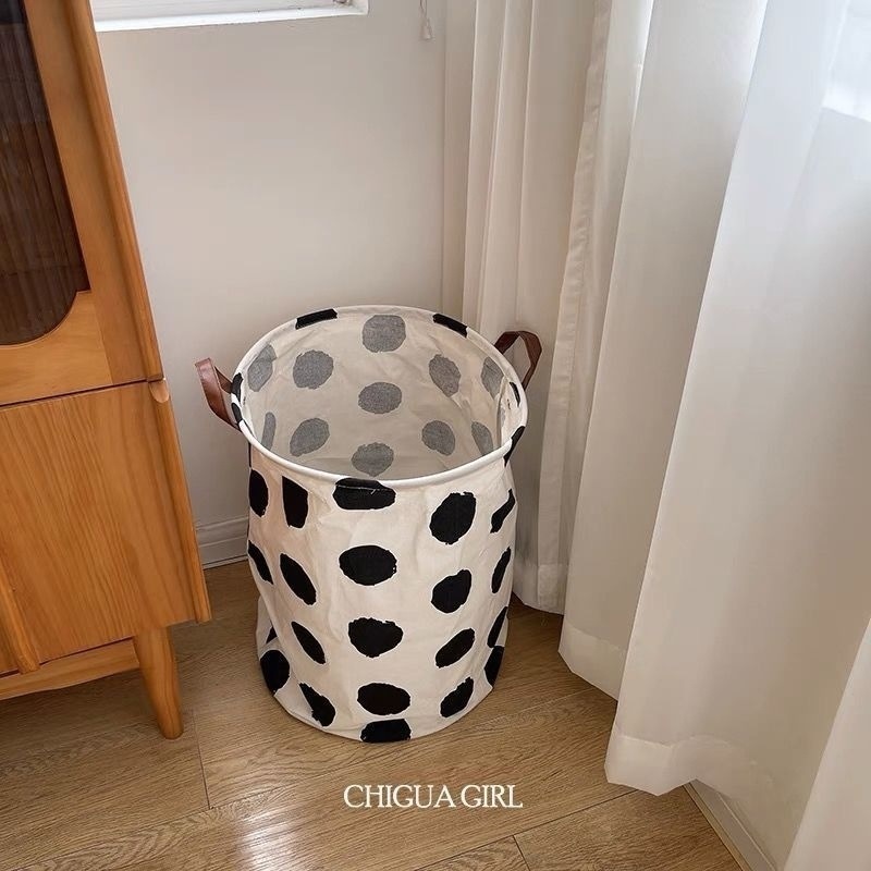 Ins汚い服のかごの汚い服の桶のネットの赤い収納のかごは折り畳みができます。家庭用汚い服のかごの学生寮の収納袋です。|undefined