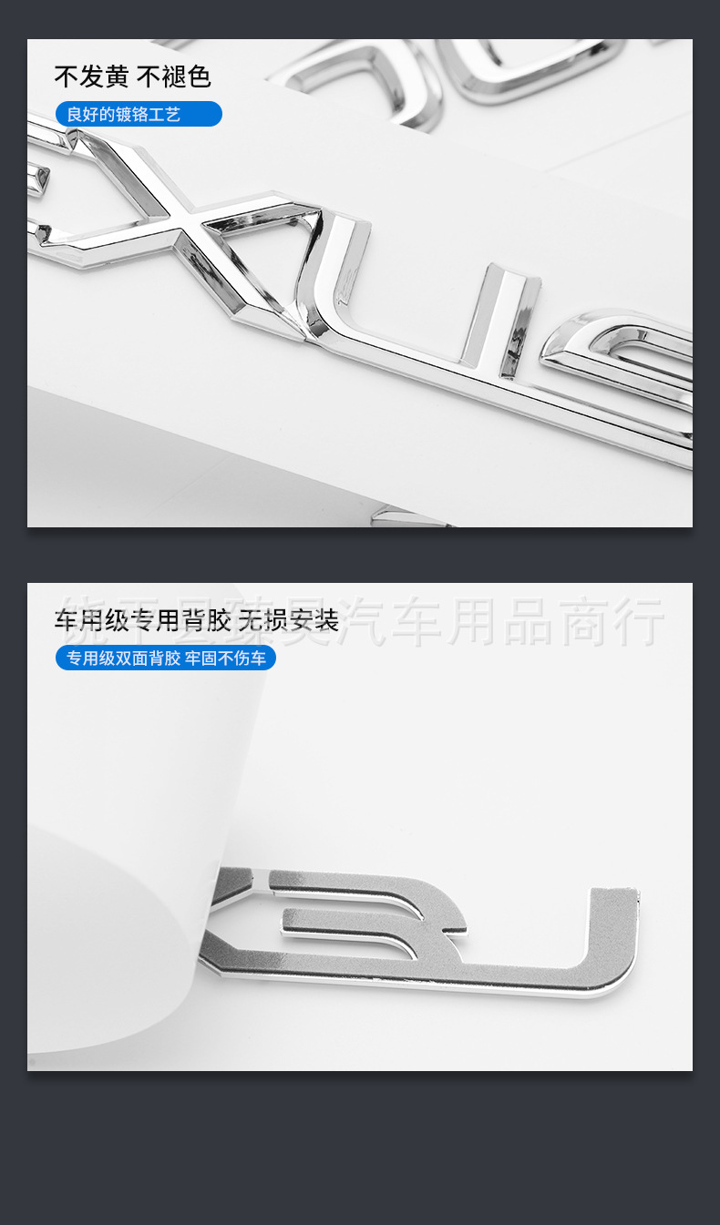 Suitable for Lexus Gx460 Car Lettering Stickers Gx400Gx470 Rear Tail Number Modification Blackening