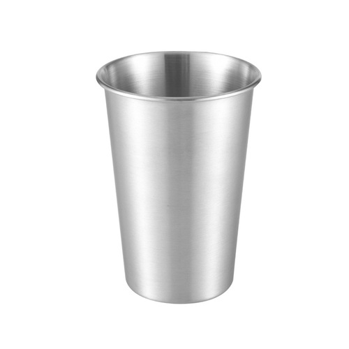 Cross-border Amazon 304 stainless steel cup Instagram style beer mug marker cup single-layer camping water cup juice cold drink