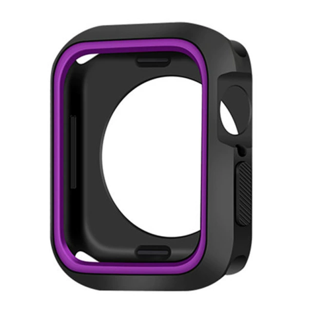 Apple, nike, силиконовый чехол для часов, двухцветный защитный чехол