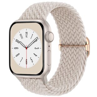 Suitable for Apple Watch Nylon Braided Strap Apple Watch7891011Ultra Sliding Buckle Strap