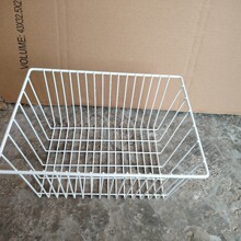 铁艺收纳篮厨房零食收纳筐桌面网格铁丝浸塑整理置物筐收纳框大号