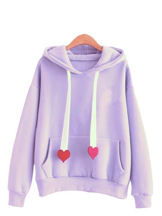 Cross-border foreign trade women's clothing Amazon new 2024 autumn and winter thickened pullover hooded fleece-lined slimming loose sweater