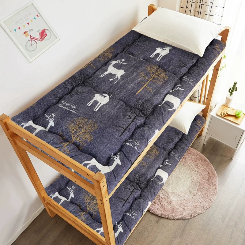 Студенческий общежитие матрац одноместный 0,9 м одеяло матрас татами коврик 1,2 м мягкая прокладка утолщенная теплая складная