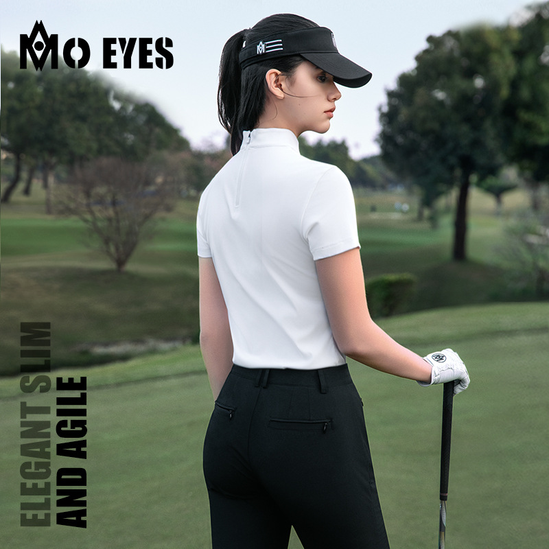 Áo polo nữ ngắn tay golf tennis hút ẩm khô nhanh — Áo đen trắng M25YF038 [hút ẩm và khô nhanh/kết cấu mịn/giảm béo vòng eo], Áo trắng đen M25YF038 [hút ẩm và khô nhanh/kết cấu mịn/giảm béo vòng eo], Áo màu hồng và trắng M25YF038 [hút ẩm và khô nhanh/kết cấu mịn/giảm béo vòng eo]