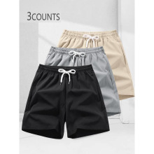 H 63433 Ice Silk Quick Dry Solid sport Shorts ��˿�ٸɴ�ɫ��