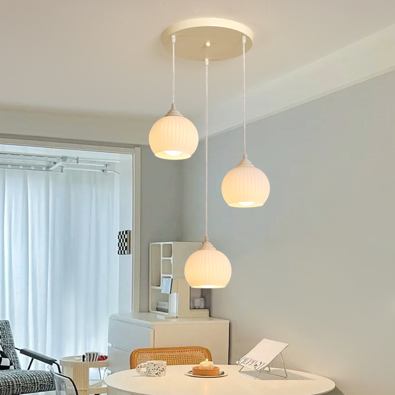 Lámpara de la sala de estar personalidad creativa calabaza cálida romántica lámpara de comedor estilo pastoral francés lámpara de habitación de niña lámpara de dormitorio