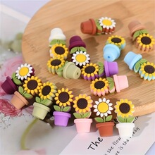 L 66431 Silicone Bead Flowerpot Toy �轺�黨����� �羳