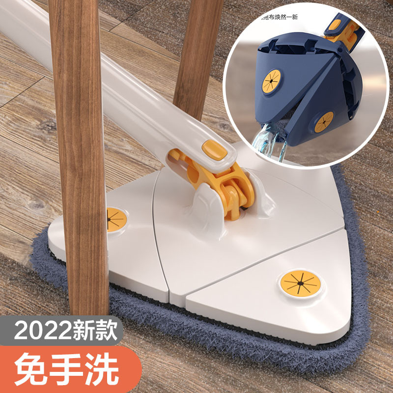 Han Dynasty Liu Family Triangle Mop Household Cleaning Glass Window Artifact Ceiling Wall Tile Hand-free Wash Self-wringing Water