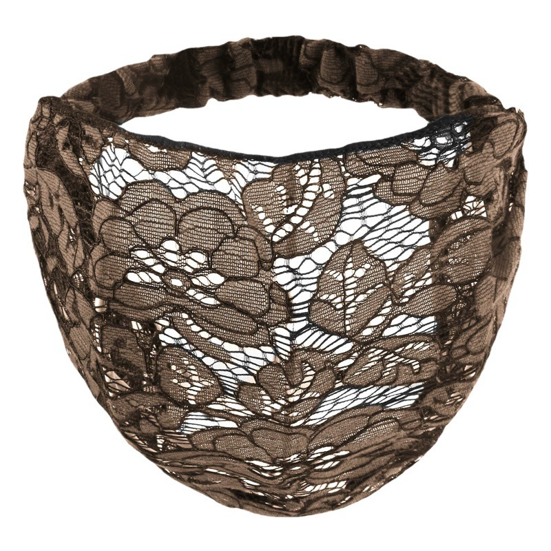 Летний широкий кружевной ремень для волос