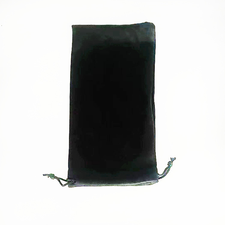 Bolsa de gafas de punto bolsa de tela bolsa de gafas de sol de punto al por mayor Bolso Negro Bolsa de punto bolsa de gafas de punto