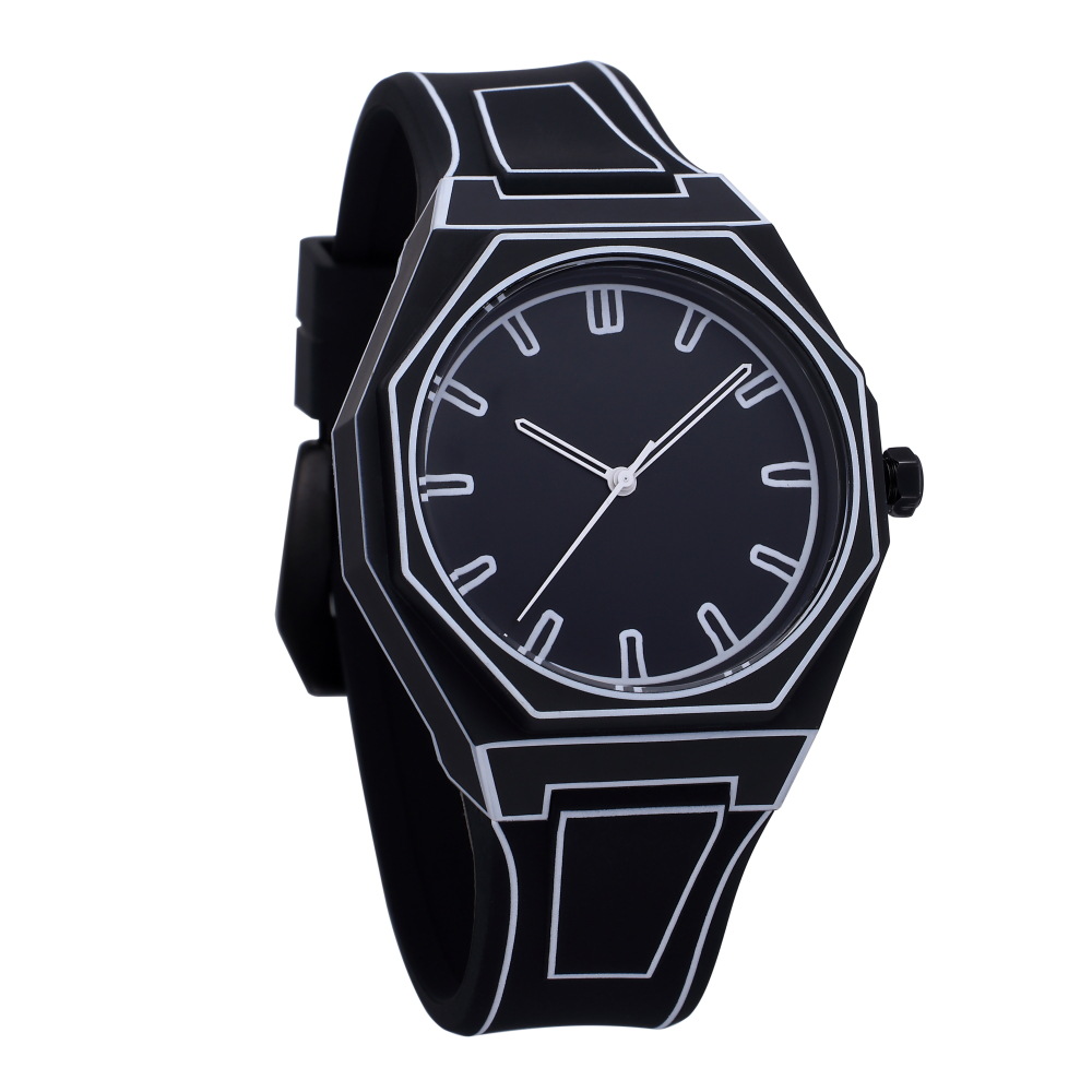 Stylish Silicone Quartz Watch For Men Cartoon Style Waterproof_voghion.com