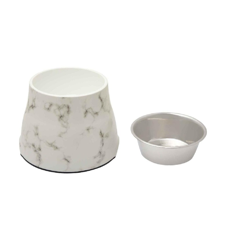 大理石花纹宠物碗