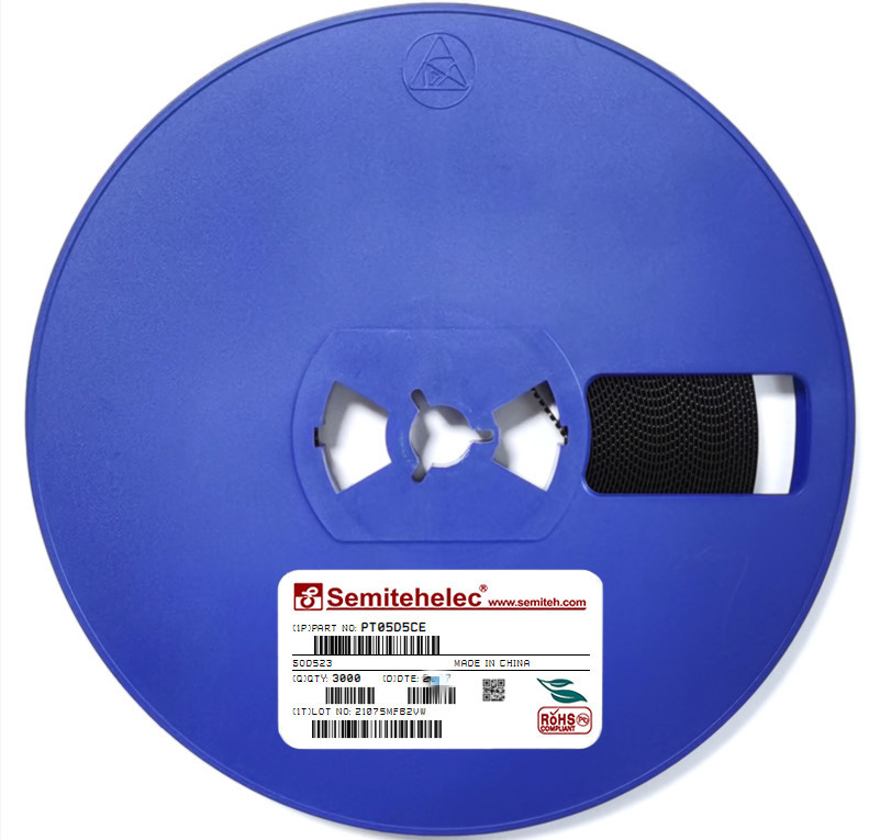 PT05D5CE ESD静电保护二极管 SOD-523 SEMITEH 全新原装正品
