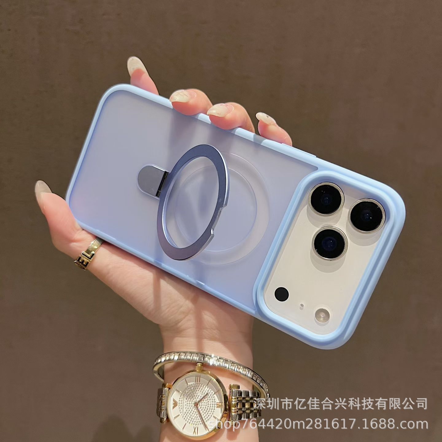 Funda con soporte pivotante para iPhone 18 Pro Max con adhesión magnética, película protectora para lente de Apple 17, cubierta protectora mate para 13.