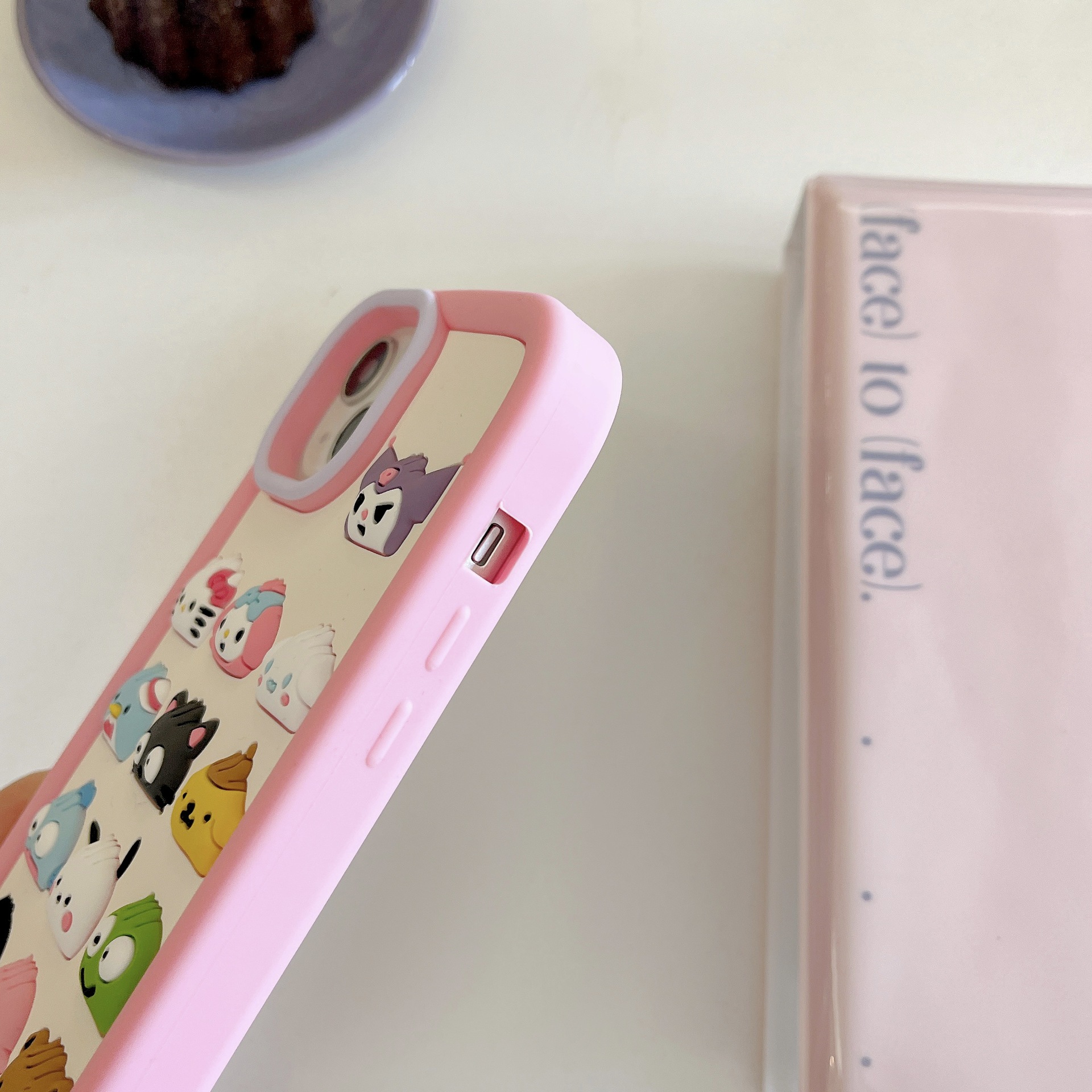 삼려구 가족 만두 캐릭터 실리콘 아이폰 케이스 낙하 방지 iPhone 11~16 Pro Max