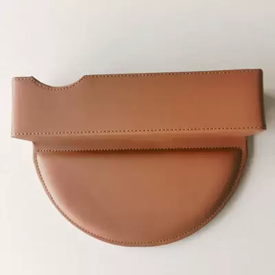 Multifunctional Storage Box Car Center | Car storage bag/box - brown-unlabeled-fan-shaped-model
