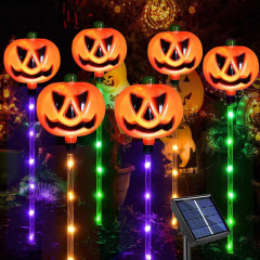 国境を越えた太陽カボチャランプ庭ハロウィーン装飾ランプ屋外LEDアクリル管カボチャガーデンランプ