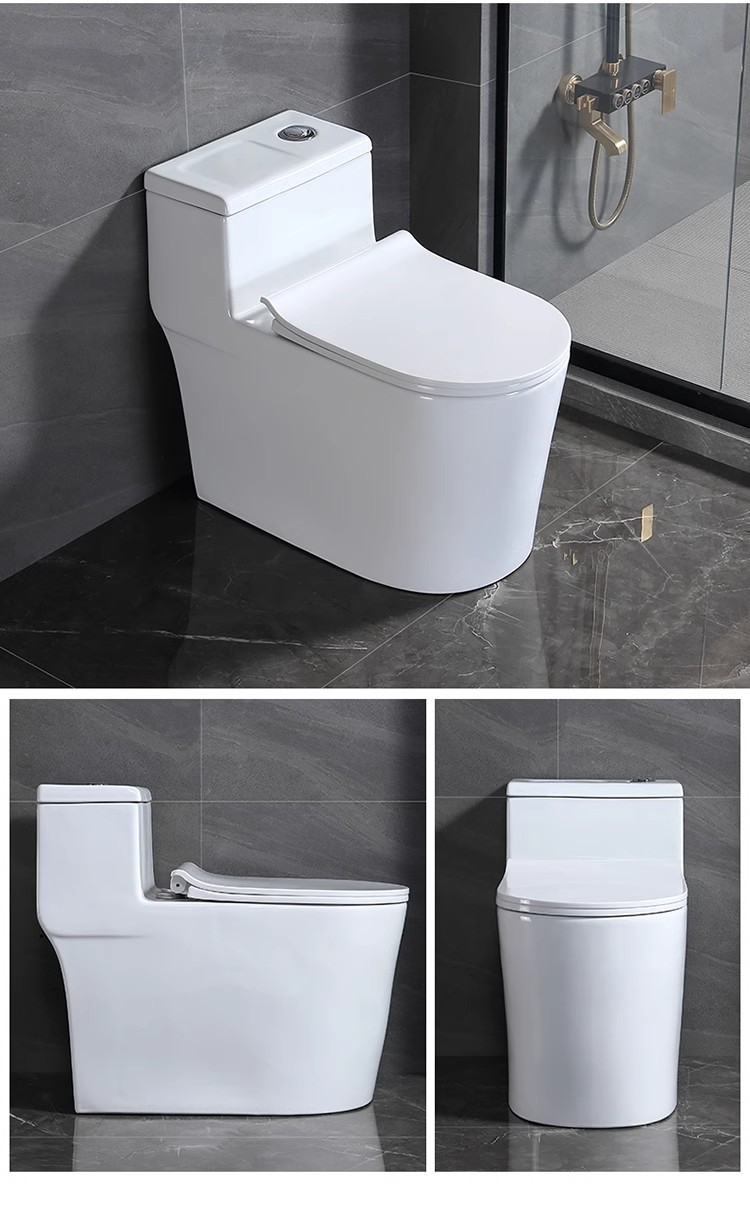 Super vortex siphon type large-diameter anti-odor and anti-splash silent hotel apartment project wholesale toilet undefined