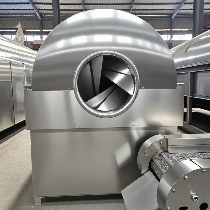 电磁炒货机 油菜籽亚麻籽炒制机 大麦炒制上色全自动滚筒炒锅