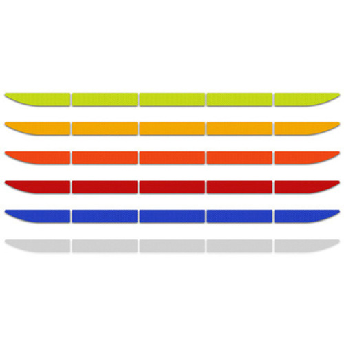 Cross-border long reflective car sticker for rear trunk decoration, car decal, anti-collision and rear-end collision warning sticker
