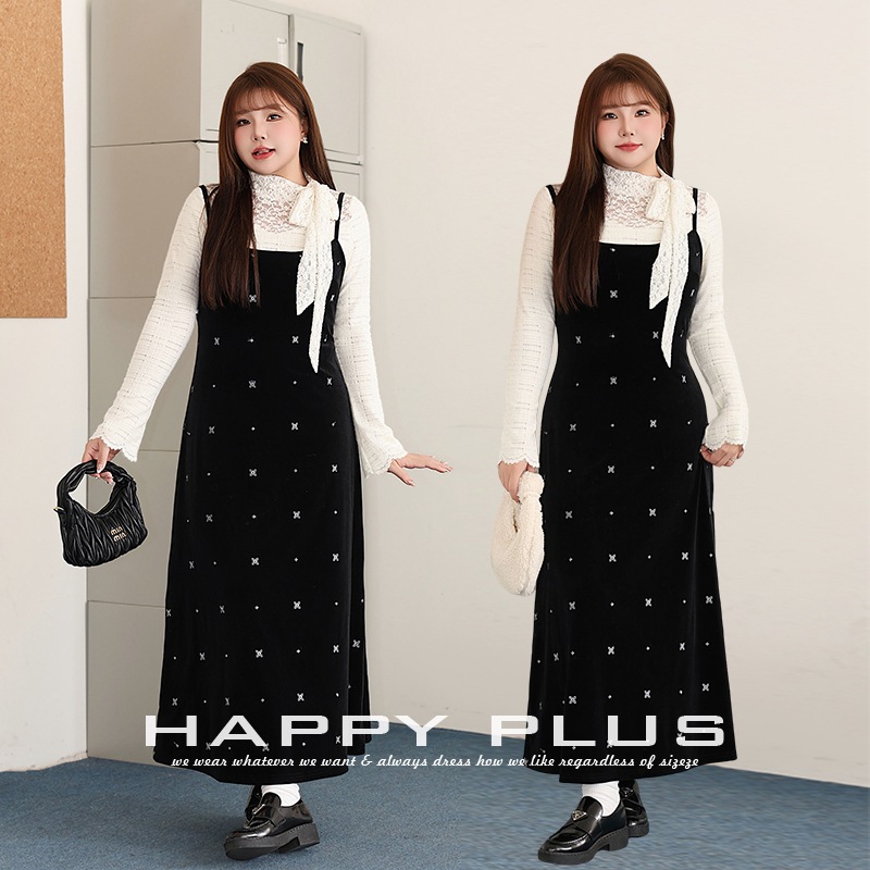   冬  XL-4XL 大きいサイズ トップス ワンピース