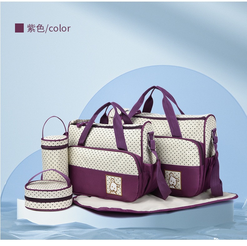 Bolsa de viaje para padres e hijos, bolso casual de moda, bolso de hombro impermeable multifuncional de gran capacidad.