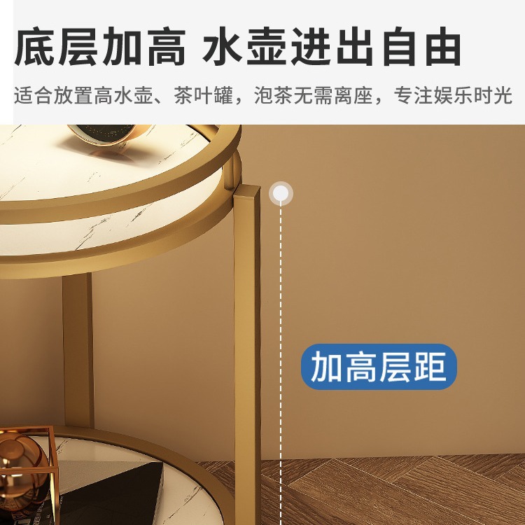 Estantes creativos de cabecera de la cama simple sala de estar moderna pequeña mesa de cabecera alternativa multifuncional pequeña mesa de té