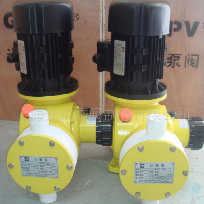 厂家供应光正牌隔膜计量泵(四氟泵头)电动耐腐蚀加药计量泵流量泵