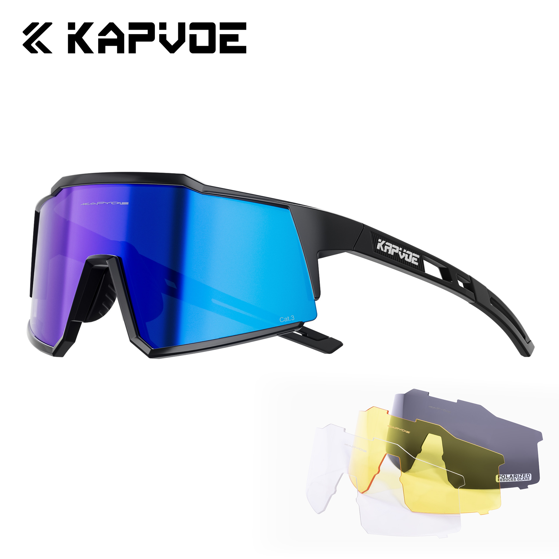 Gafas de Ciclismo Deportivas de TR90 Polarizadas a Prueba de Viento para Ciclismo