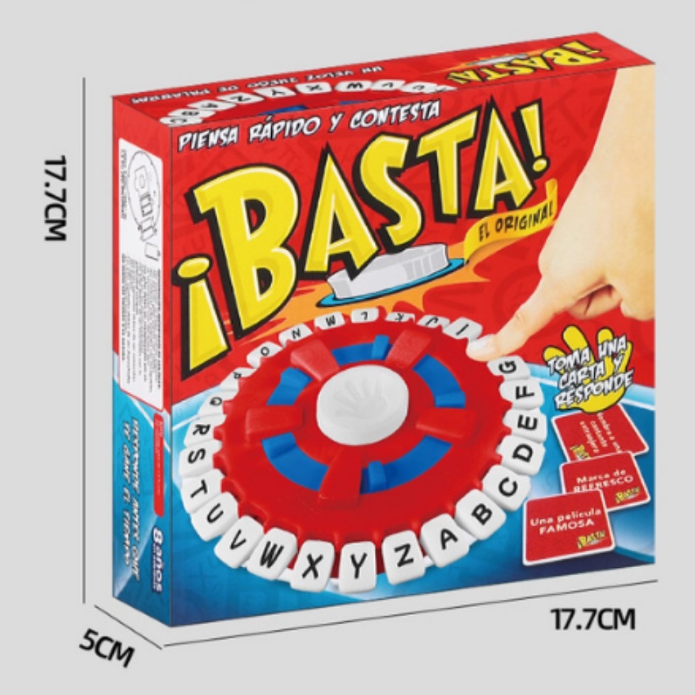 Juego de Mesa de Letras Locas para Niños Plástico Interactivo Educativo