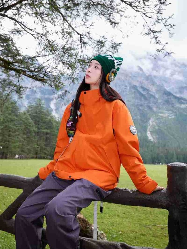 骆陀同款冲锋衣女三合一男款外套防风防水户外进藏徒步连帽登山服|undefined