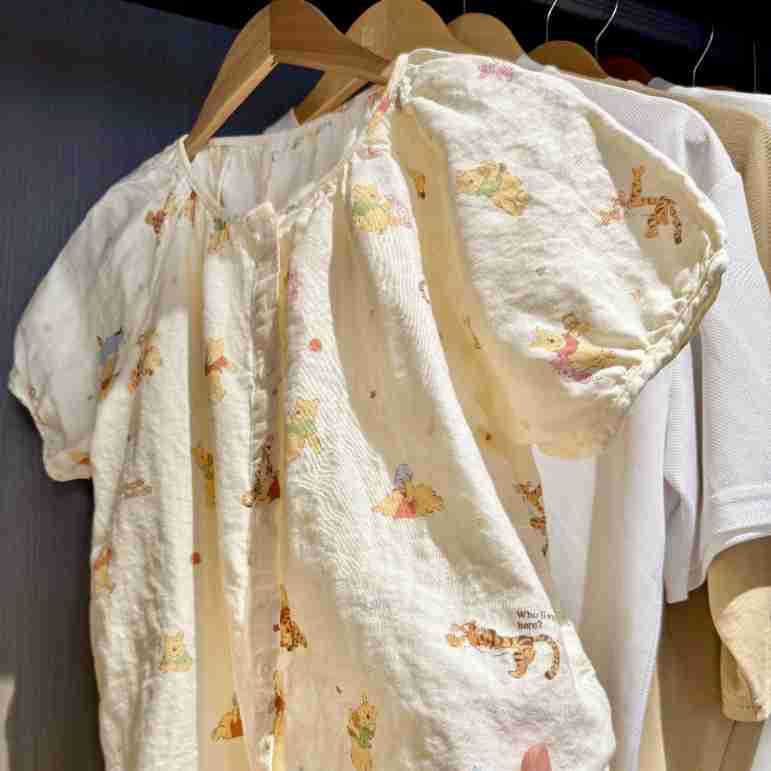 Round Neck Short-Sleeved Shorts, Class a Pure Cotton Double-Layer Gauze Pullover Pajama Set, Home Wear, Pure Cotton Gauze, Skin-Friendly and Breathable