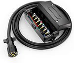 七芯拖车线美制8FT汽车房车皮卡七孔带线盒电源线七路连接线