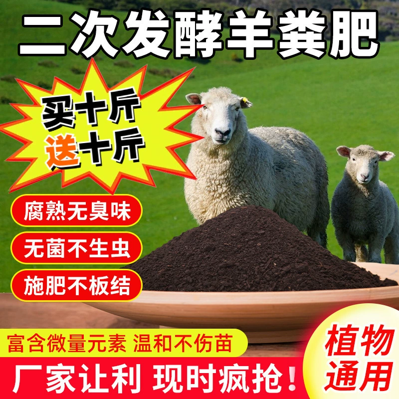 Ферментированные органические удобрения из овечьего навоза