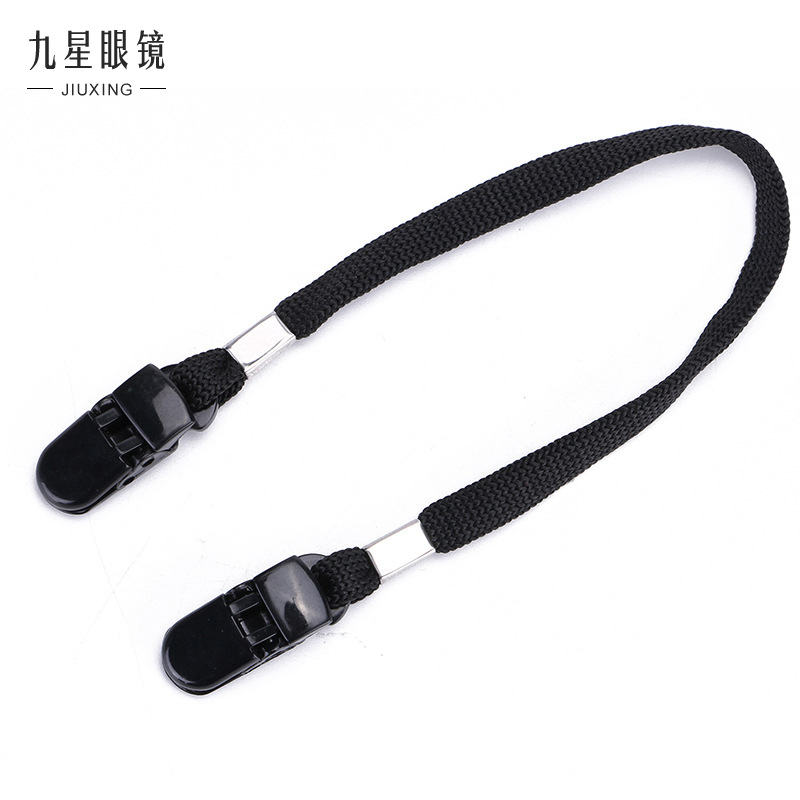 Anti-Slip Fixed Glasses Lanyard Hanging Neck Glasses Chain Versatile Hanging Chain Clip Hat Windproof Rope Hat Clip Manufacturer Wholesale